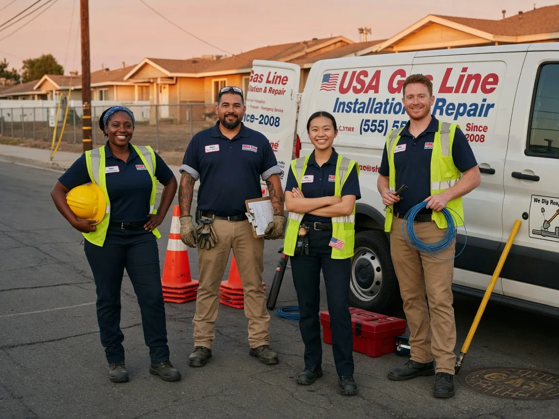 Gas Line Installation company in Viola, DE
